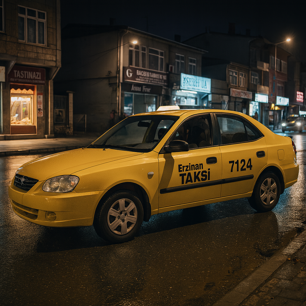 Erzincan 7/24 Taksi - Hyundai Accent Era aracı